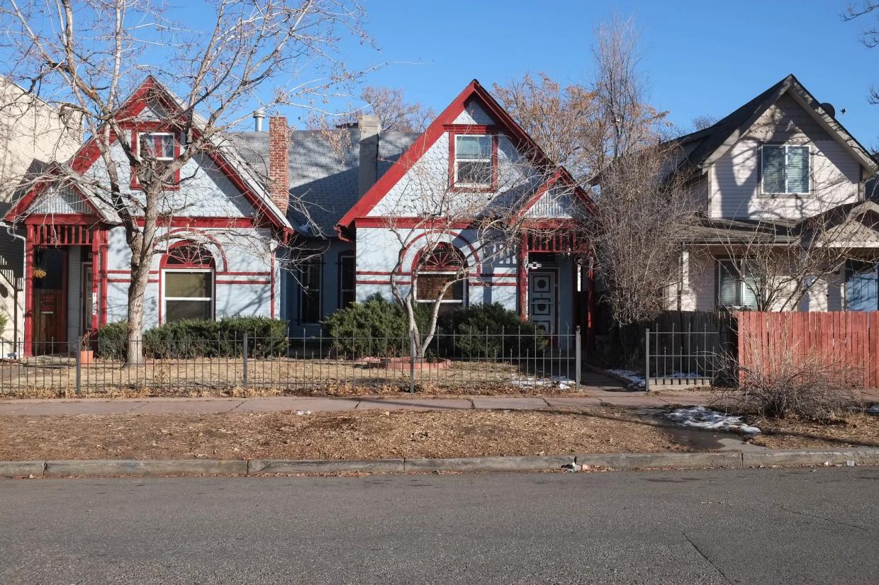 Row of homes in Denver