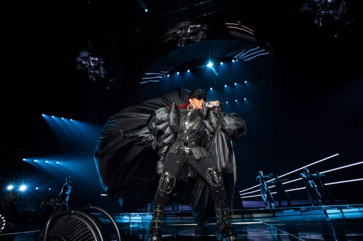 Missy Elliott on stage in Denver