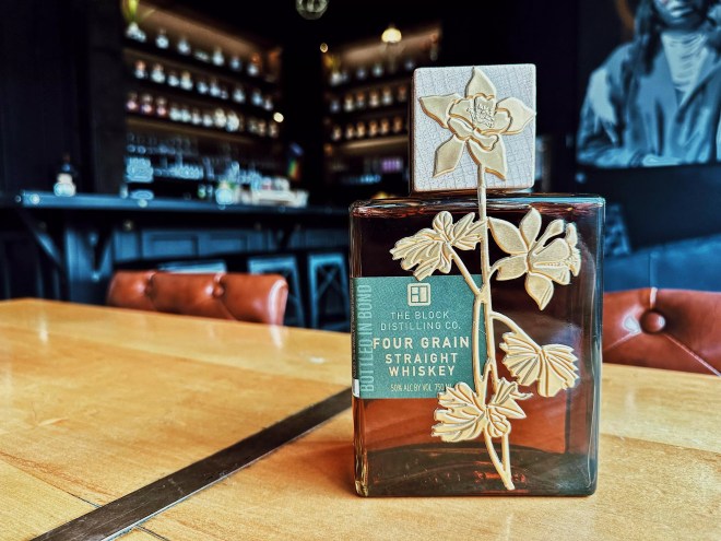a bottle of whiskey