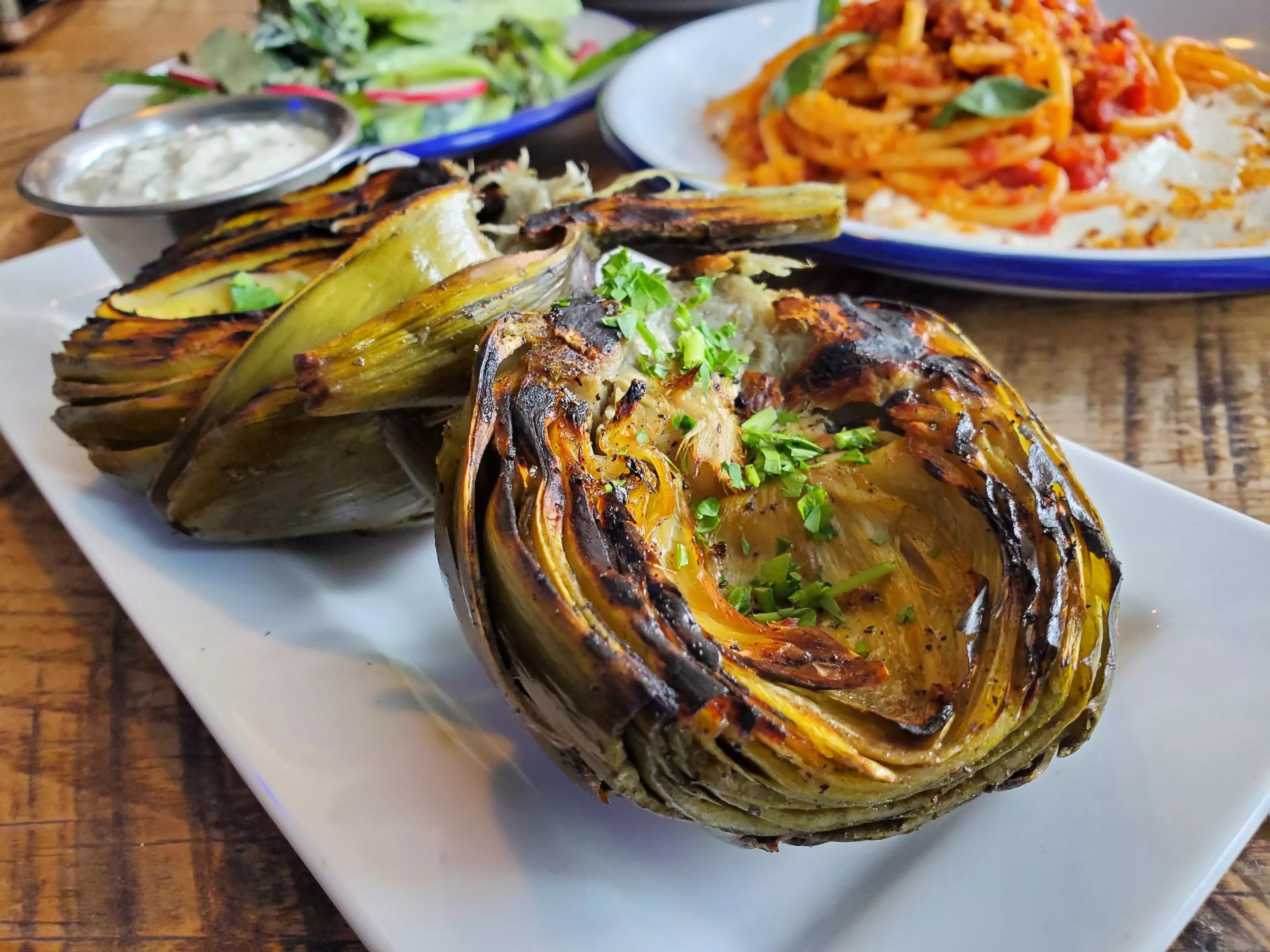 rilled artichoke