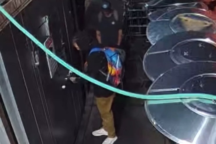 People break into a walk-in