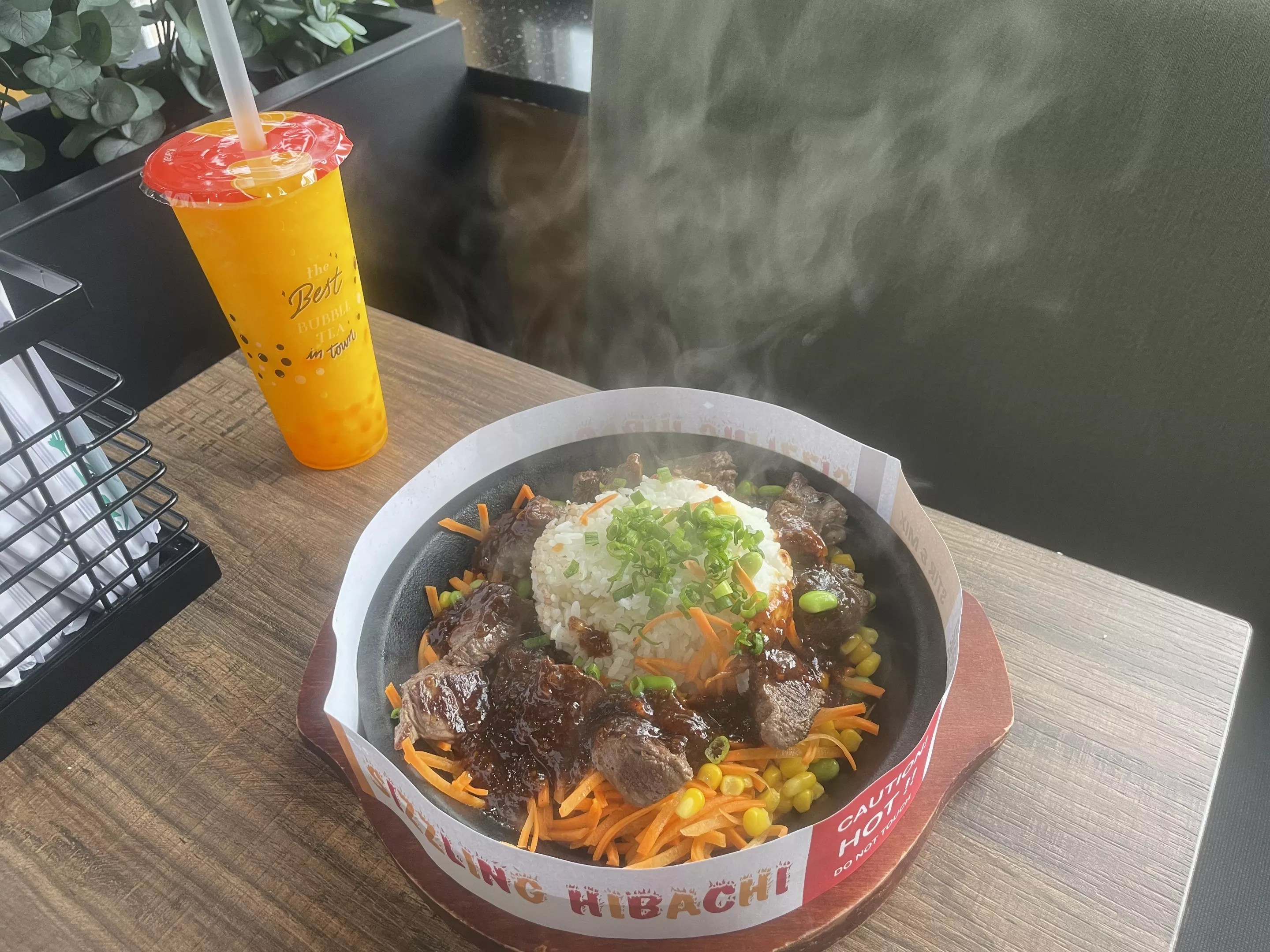 a plate of food