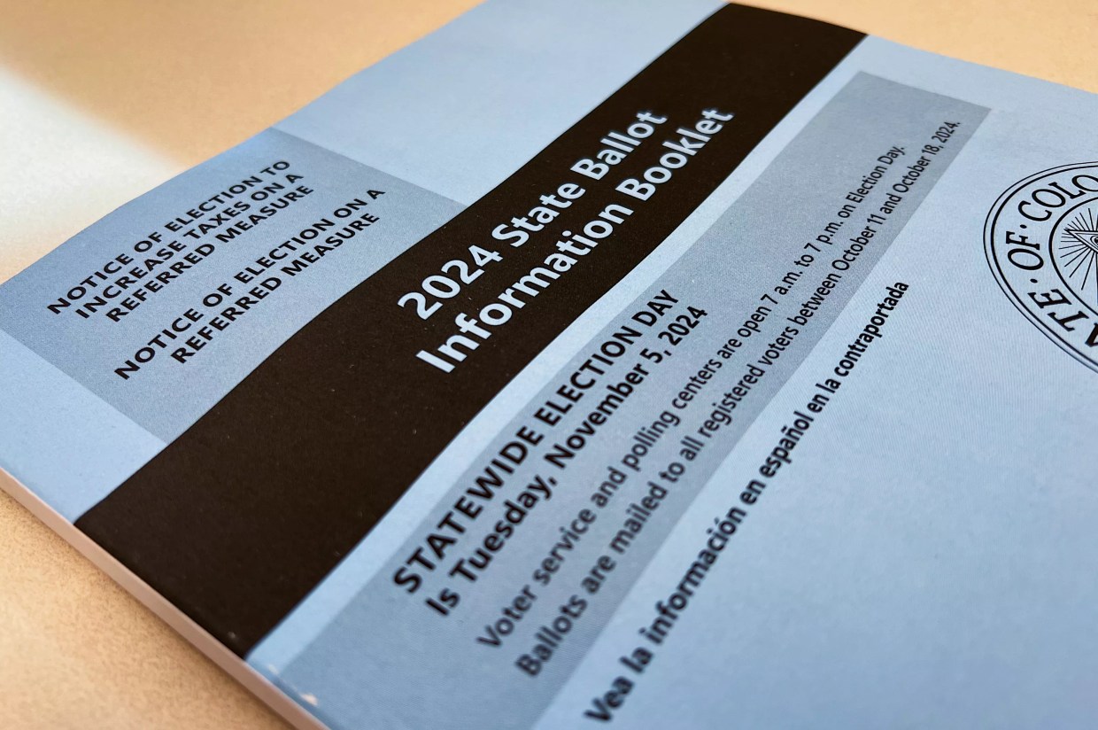 Colorado election blue book