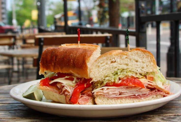 a sandwich