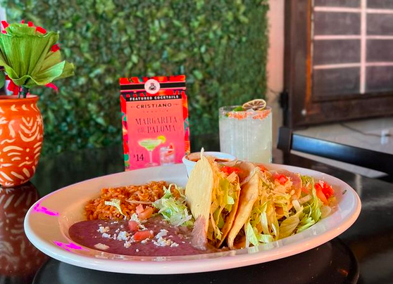 tacos on a plate