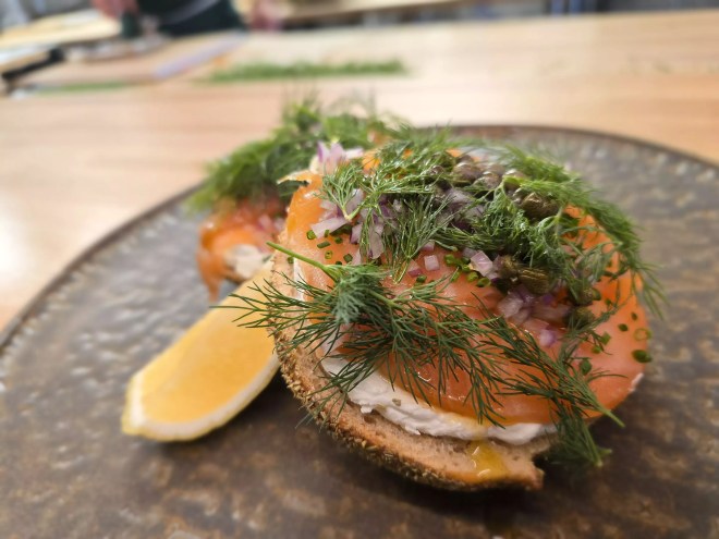 lox on a bagel