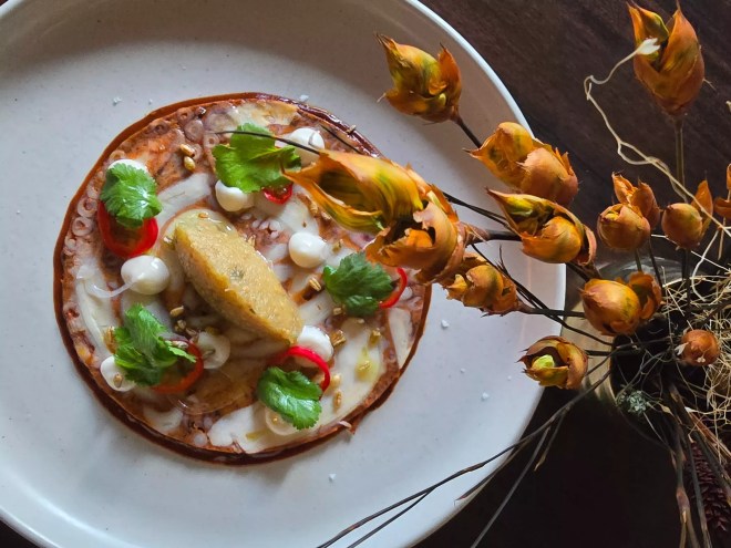 octopus carpaccio