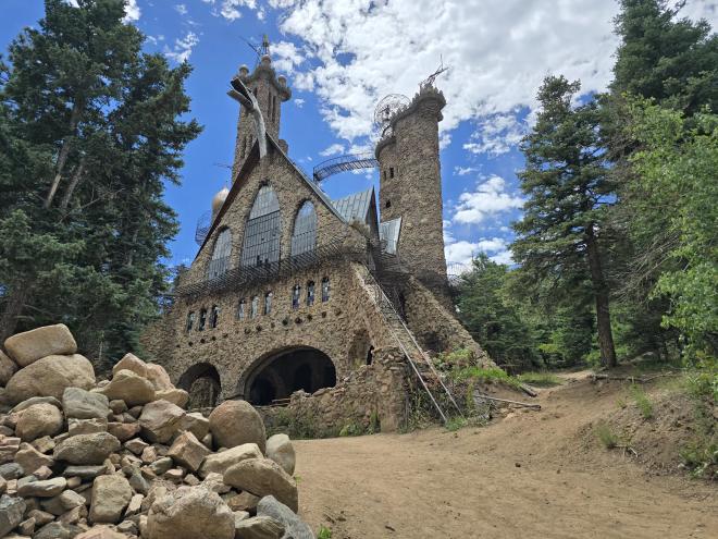 outside of castle
