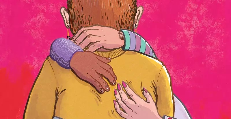 illustration of cuddlers