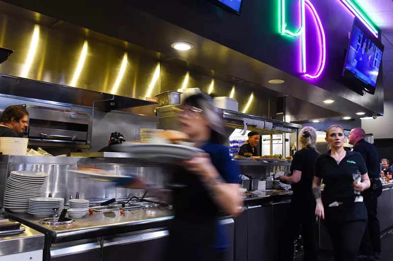 server in diner