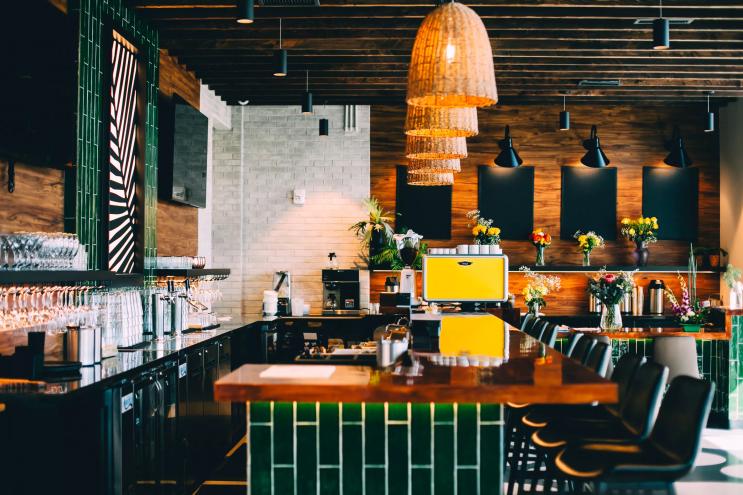 interior of a restaurant