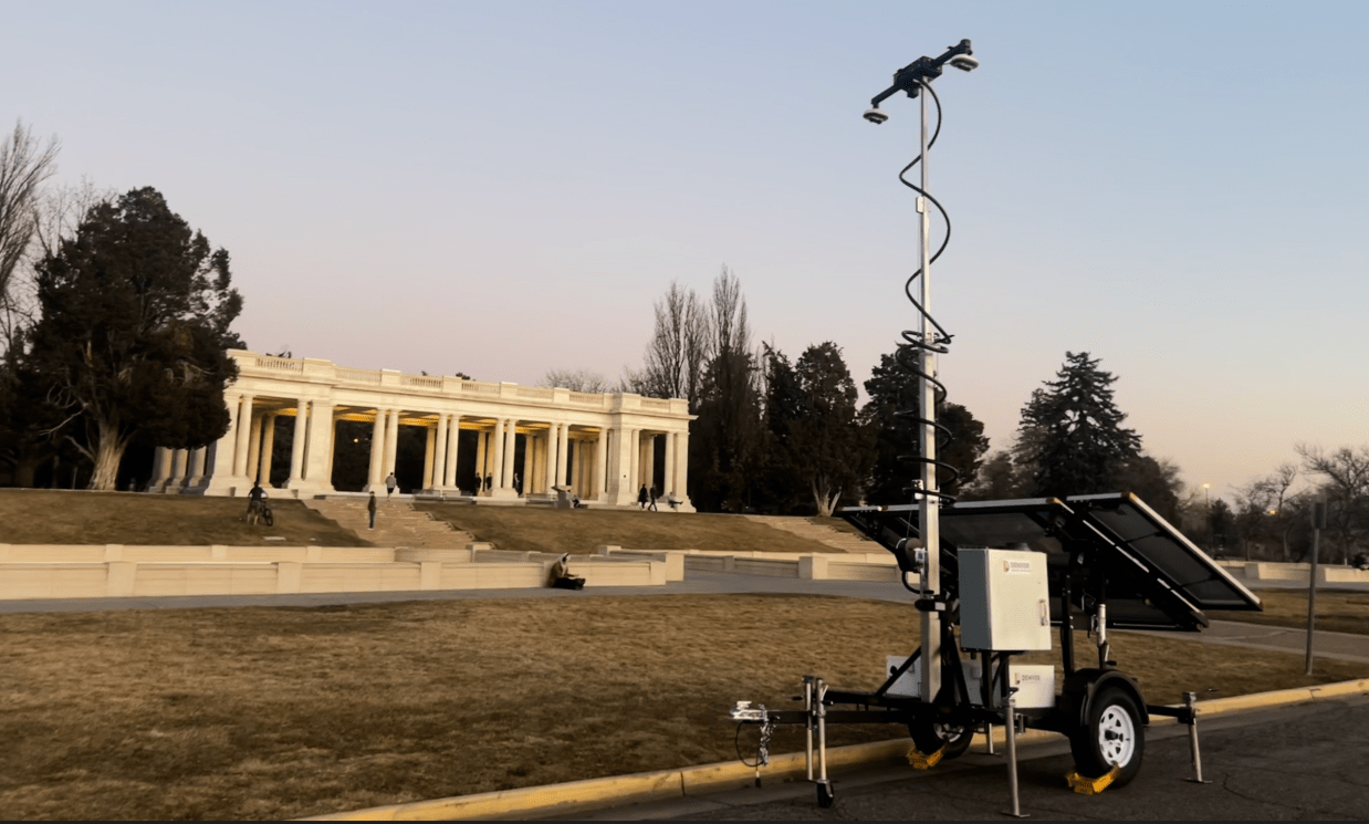 surveillance camera in Denver Park
