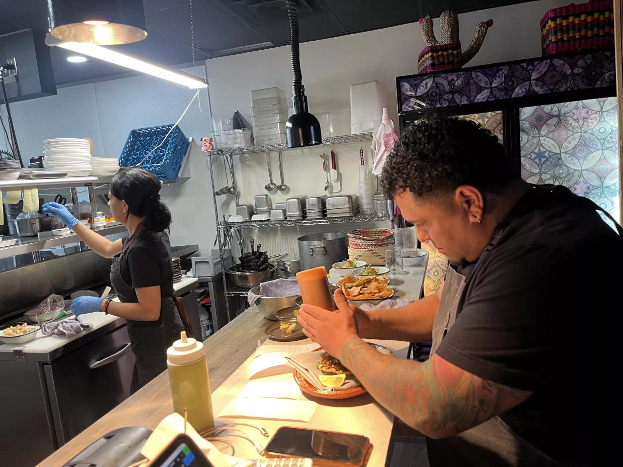 chef in kitchen
