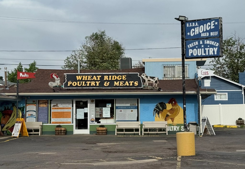 The building housing Wheat Ridge Poultry and Meats sits on the corner of 29th and Depew in Wheat Ridge