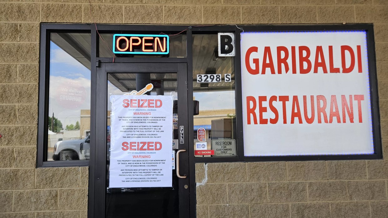 seizure notice on restaurant