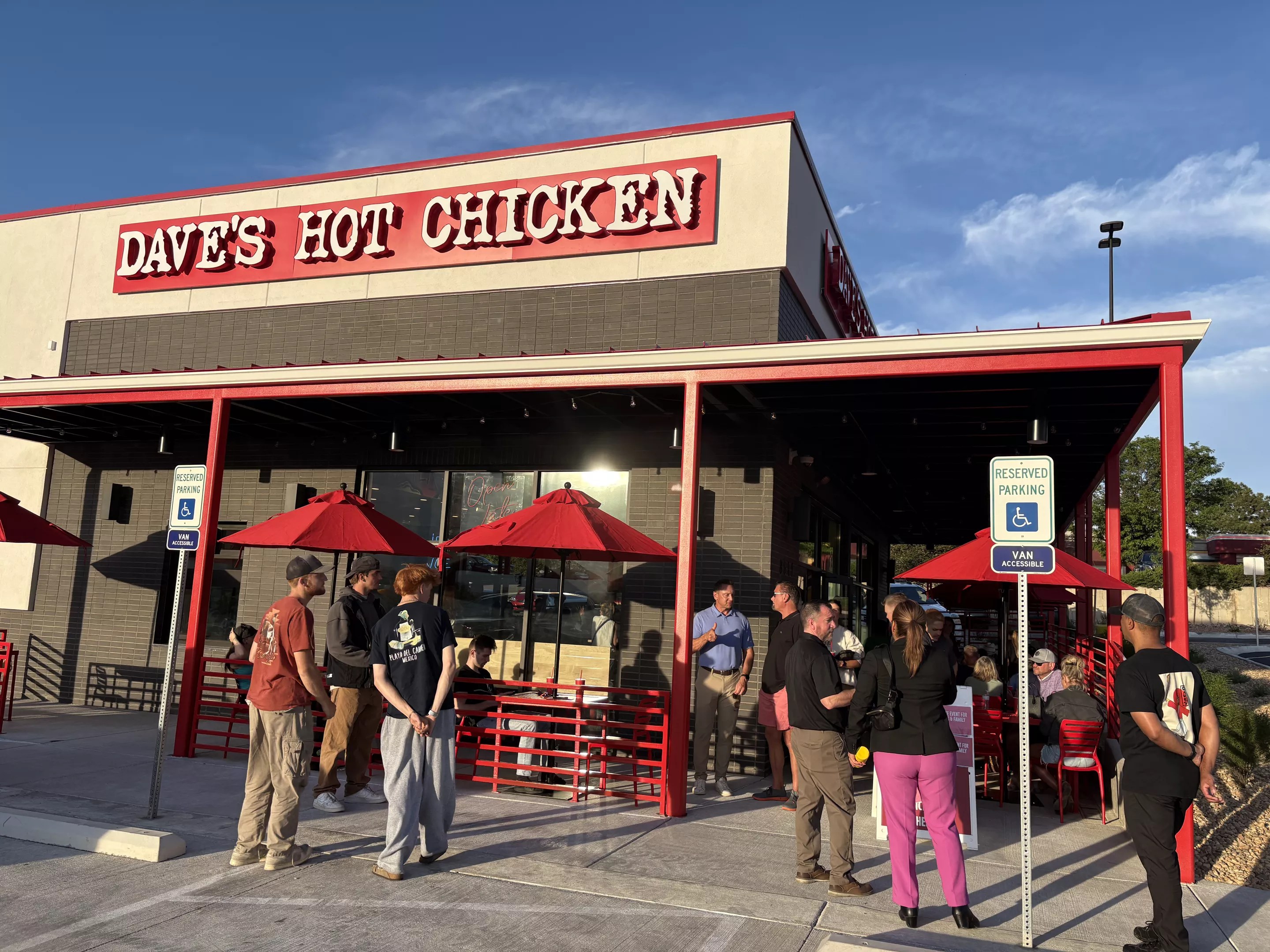outside of hot chicken restaurant
