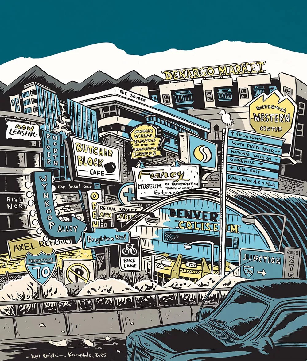 cartoon of denver