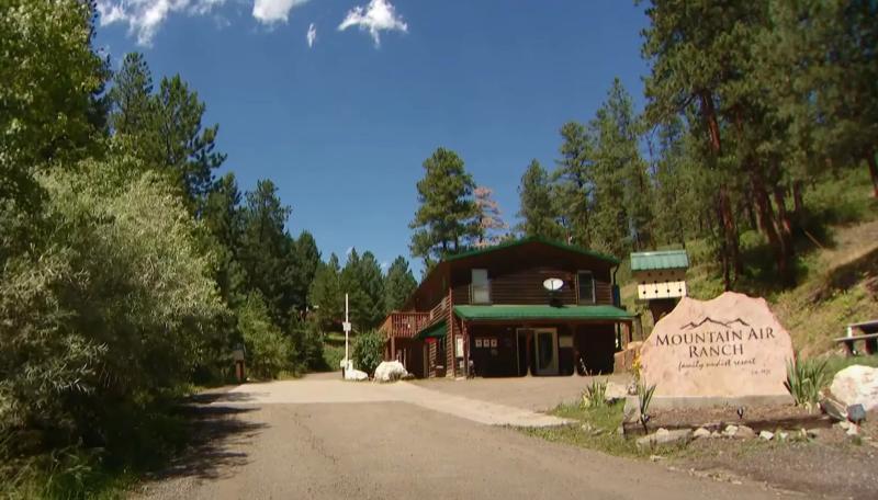 A ranch building