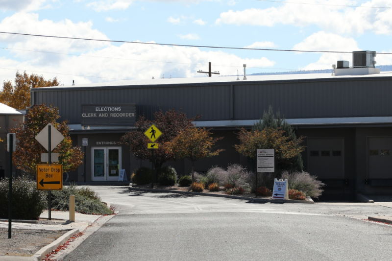 The elections headquarters in Mesa County