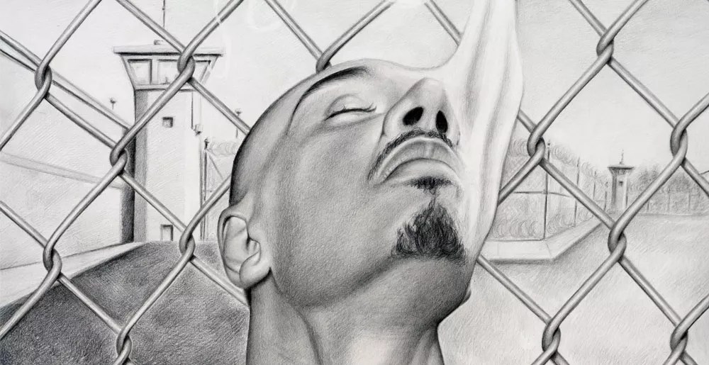 man in prison