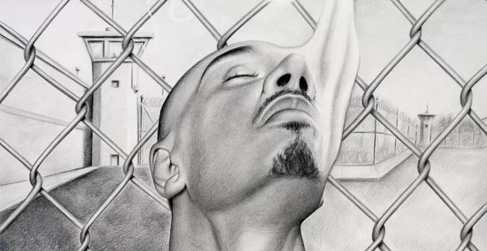 man in prison