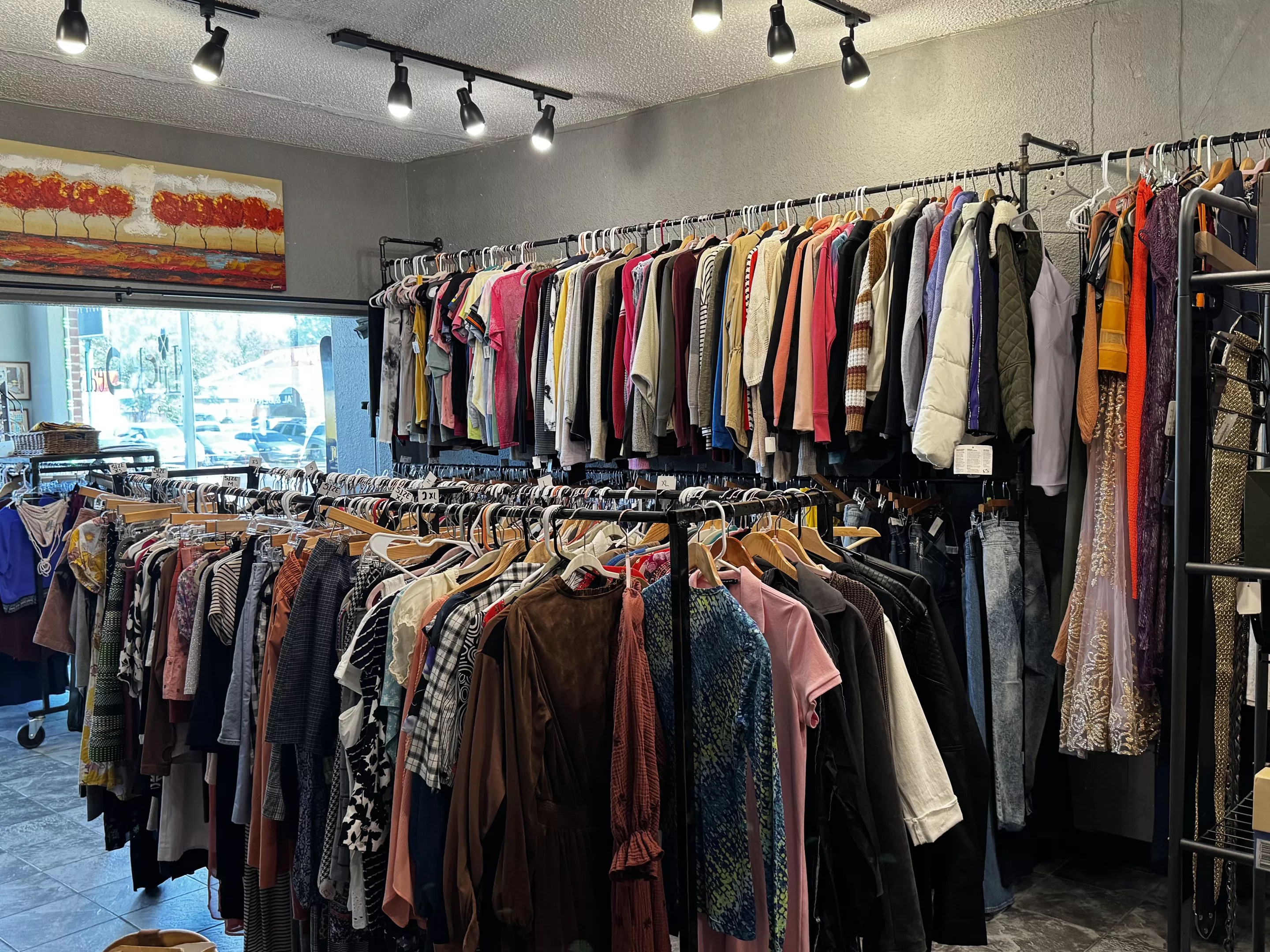 The inside of Lucky Deals Thrift Store in Wheat Ridge.