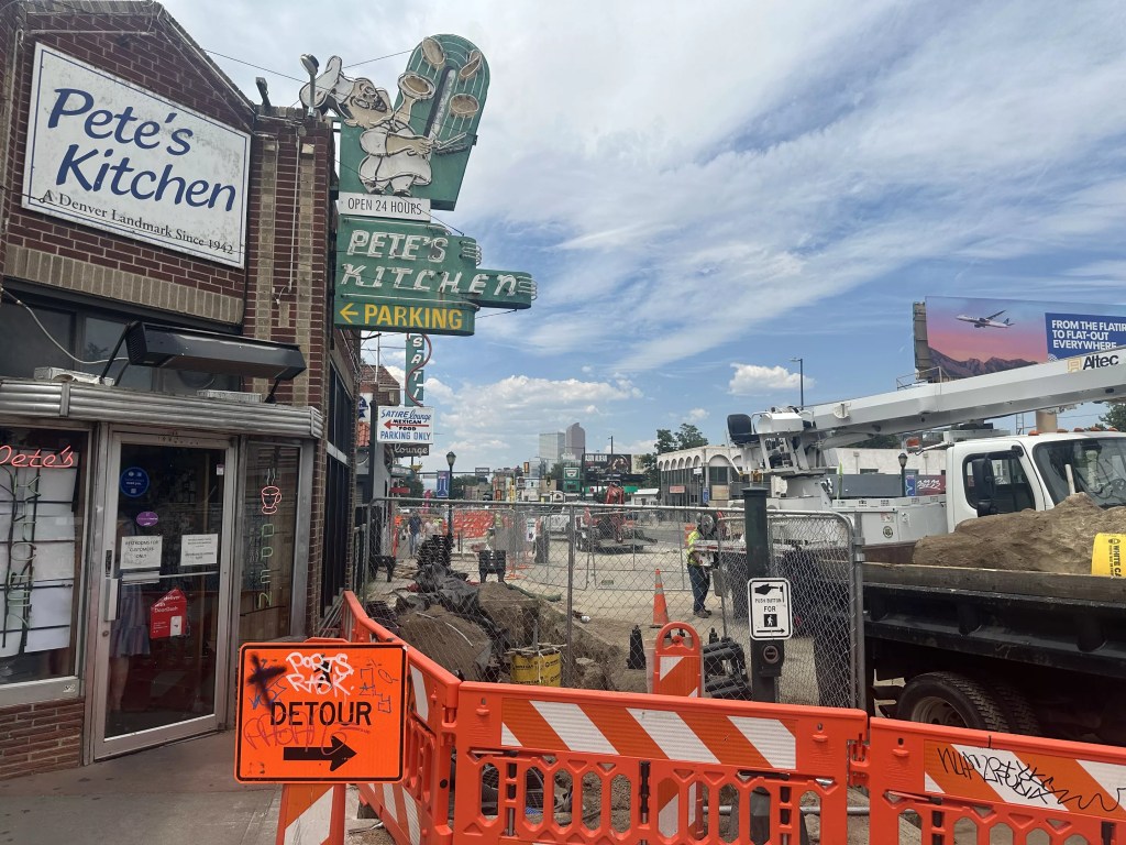 restaurant with construction